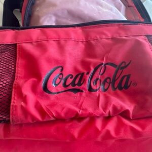 Coca Cola Red Travel Bag with Glossy Finish